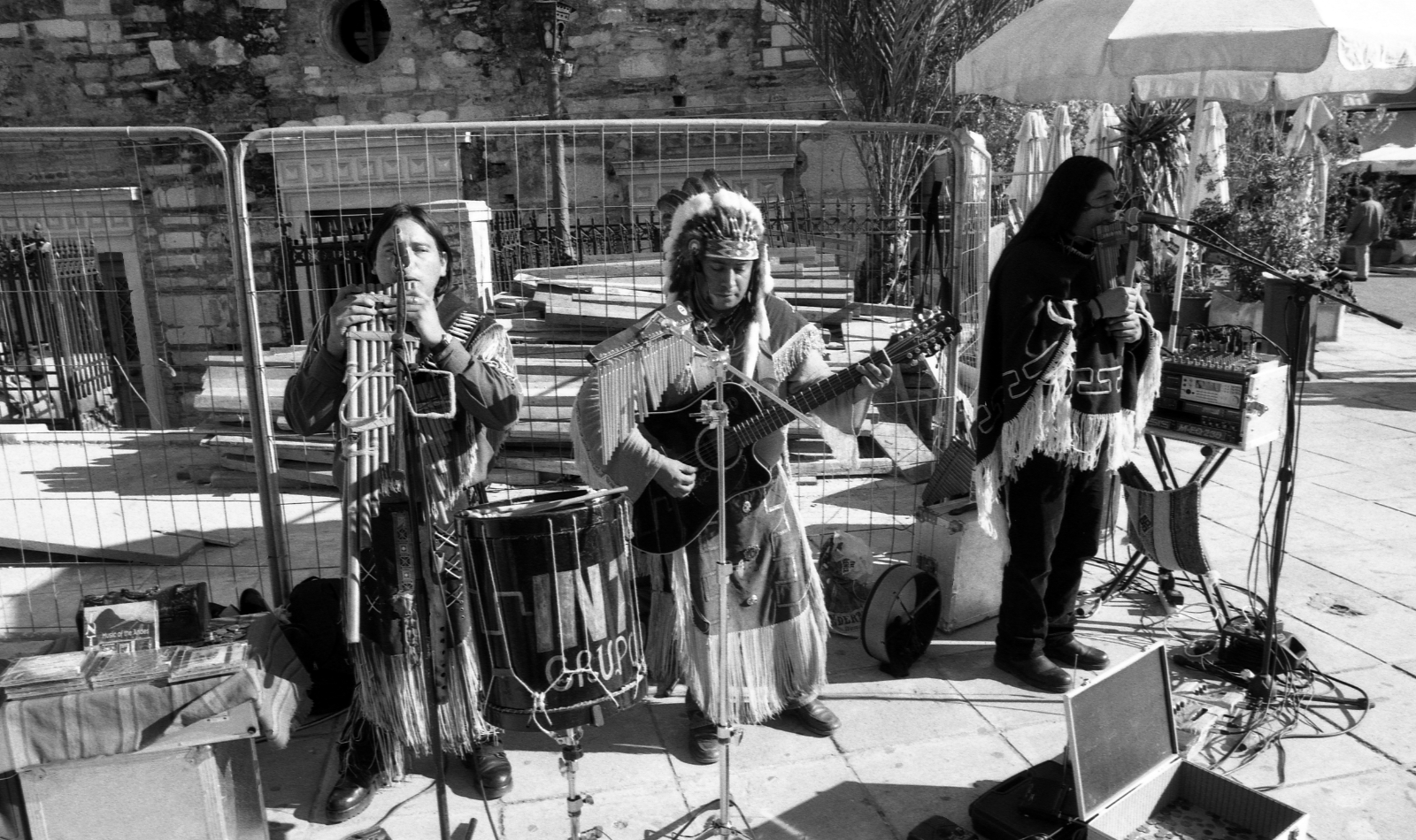 Ermou str. Athens, Christmas time, 2005